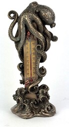 Ośmiornica termometr Steampunk Figurka Veronese