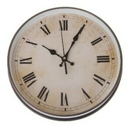Zegar ścienny Roma, śr. 31 cm, plastik