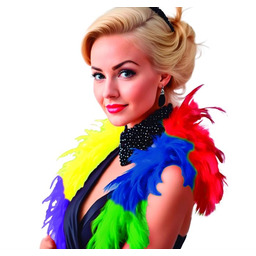 Boa - wielokolorowe - 180 cm.