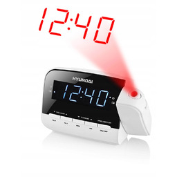 Radiobudzik z funkcją projekcji na ścianie Hyundai RAC481PLLWW