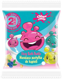 Chlapu Chlap, dwukolorowa pastylka do kąpieli, jagoda &