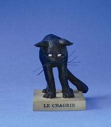 FIGURKA PARASTONE Czarny Kot "LE CHAGRIN" (Zmartwienie) -