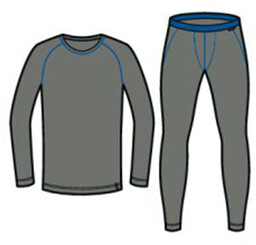 LOEFFLER TRANSTEX Warm Long Steel Grey 2024