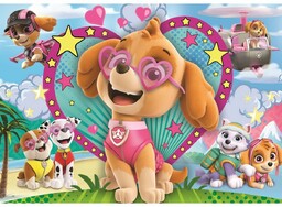 Trefl Błyszczące puzzle Paw Patrol W blasku Skye,