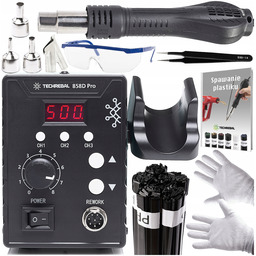 Spawarka do plastiku Techrebal 858D na gorące powietrze