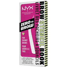 Nyx Professional Makeup Skinny Brows Stencil Book Szablony