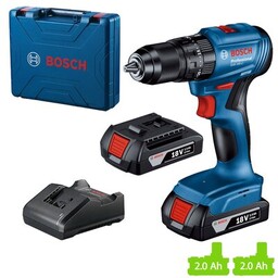 Bosch_elektronarzedzia Wiertarko-wkrętarka BOSCH Professional GSB 185-LI 06019K3100 zestaw