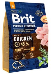 Brit Premium By Nature Adult M 8kg