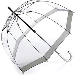 Fulton Parasol, Przezroczysty/Srebrny, 94 cm