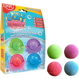 ZIMPLI - 4 x Kule do kąpieli, Zestaw