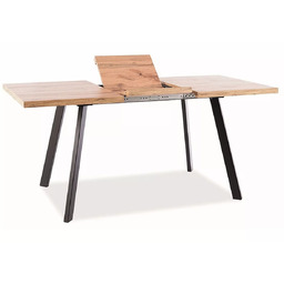 Stół Rozkładany Brick Dąb Artisan, Czarny