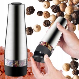 Elektryczny Młynek Do Pieprzu Soli I Przypraw Czarny