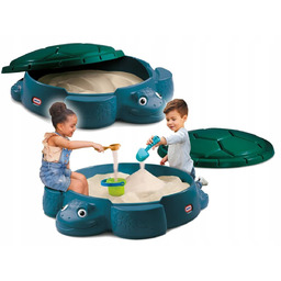 Little Tikes Piaskownica Żółw Go Green z Przykrywką