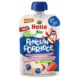 HOLLE Penguin BIO Owsianka w tubce Jabłko