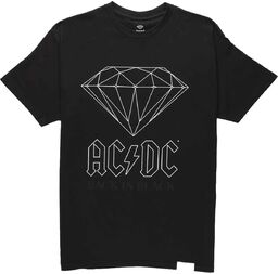 t-shirt męski DIAMOND AC/DC BACK IN BLACK TEE