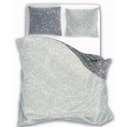 Pościel 160x200 2x 70x80 Kwiaty komplet bawełna liście