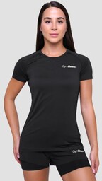 GymBeam Damska koszulka do biegania Pulse Black