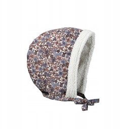 Elodie Czapka Winter Blue Garden 6-12 m-cy
