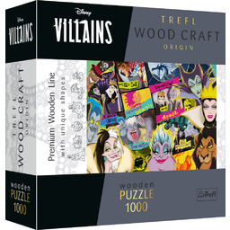 Trefl, Puzzle Wood Craft Zlot Złoczyńców, 1000 el.