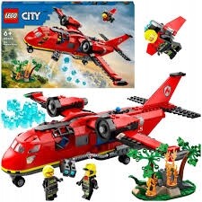 Lego City Straż Pożarna samolot ratunkowy z funkcją