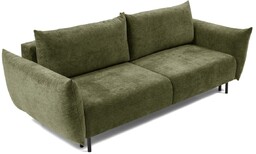 Sofa rozkładana z funkcją spania na wysokich nóżkach