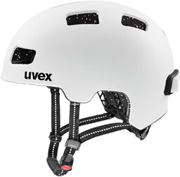 uvex city 4, kask rowerowy unisex-dorosły, white skyfall