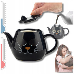 Termoaktywny Dzbanek Do Herbaty Kot Czajniczek Kotek Imbryk