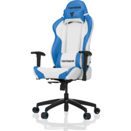 Milagro Profilowany fotel z oparciem S-line biały niebieski