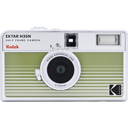 Kodak Półklatkowy aparat analogowy EKTAR H35N Striped Green