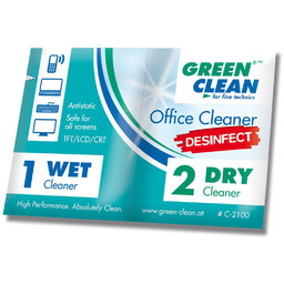 Green Clean C-2100-10 - Ściereczki Office Cleaner Desinfect