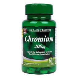 Chrom 200 ug, Holland & Barrett, 50 tabletek