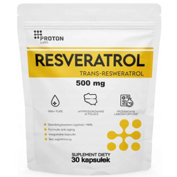 Proton Labs Resveratrol 500 mg, 30 kaps.