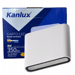 Kanlux Garto Led El 8W-W kinkiet ścienny elewacyjny