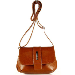 Torebka skórzana damska listonoszka DAN-A T80 camel