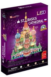 CUBIC FUN Puzzle 3D LED Katedra Św. Bazyla