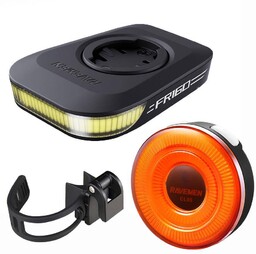 Ravemen Zestaw lampek LS03, przód FR160, tył CL05,