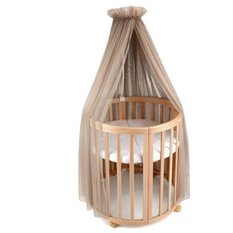 Waldin Baldachim tiulowy do łóżeczka + stelaż