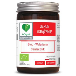 BeOrganic Serce i Krążenie, 100 tab.