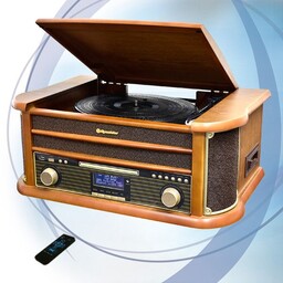 Gramofon Retro Bluetooth CD-MP3 drewniany Magnetofon Roadstar HIF-1993D+BT