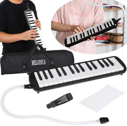Instrument muzyczny Melodyka Harmonijka klawiszowa etui dwa ustniki