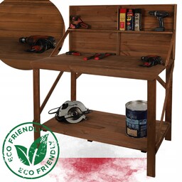 Stół roboczy stół warsztatowy drewniany blat stolarski stół