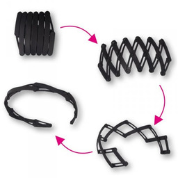 TOP CHOICE Opaska do włosów (25167) 1 szt