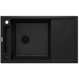 Deante Magnetic ZRM N113 Granitowy Czarny Zlewozmywak prostokątny