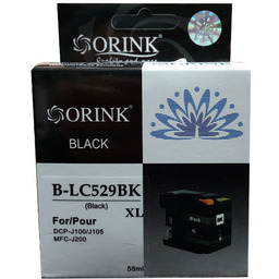 zastępczy atrament Brother [LC-529XLBK] black - Orink