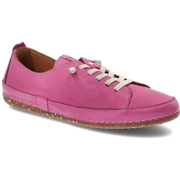 Venezia Różowe Półbuty Wygodne Buty Skórzane