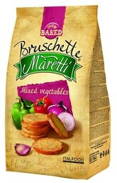Przekąska BRUSCHETTA MARETTI chrupki chlebowe salami pepperoni