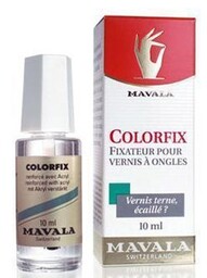 Mavala Colorfix, utwardzacz przedłużający żywotność lakieru z akrylem,