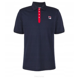 Koszulka tenisowa Fila Polo Dominic granatowa XXL
