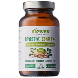 Biowen, Berberine Complex Berberyna Morwa Biała Kozieradka, 60
