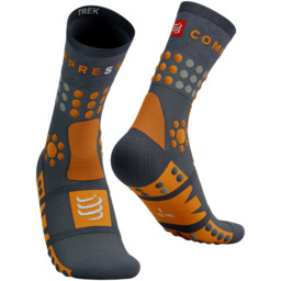 COMPRESSPORT Kompresyjne skarpetki trekkingowe TREKKING SOCKS magnet/autumn glory